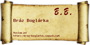 Bráz Boglárka névjegykártya